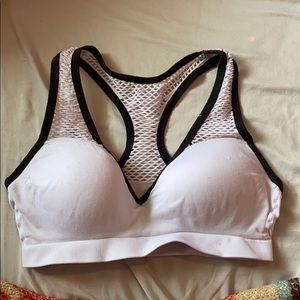 pink victoria’s secret sports bra